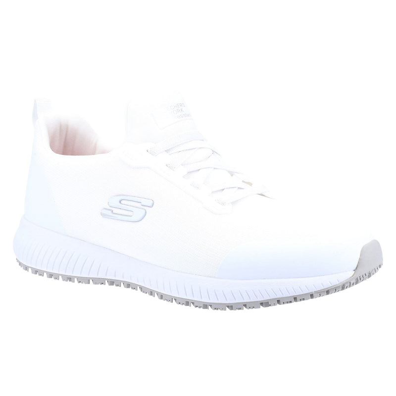 Skechers Workwear Squad SR Myton Textile Men's White Safety Sneakers