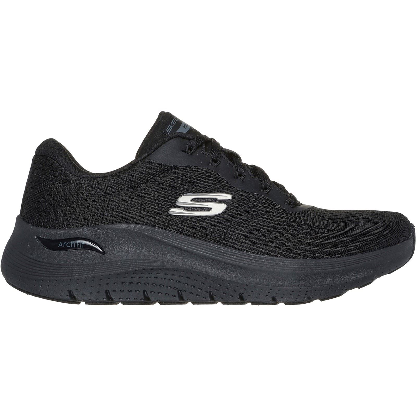 Skechers Arch Fit 2.0 Big League Synthetic Women's Black Sneakers