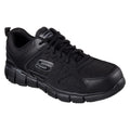 Skechers Workwear Telphin Sanphet Leather Men's Black Safety Trainers