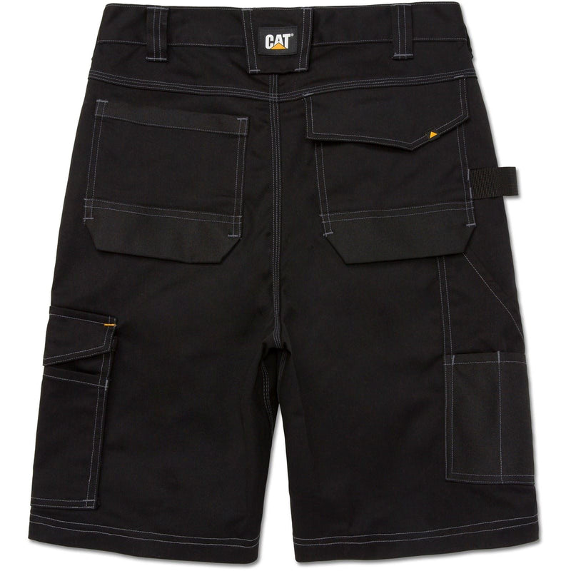 Caterpillar Essential Stretch Holster Polyester Men's Black Work Shorts