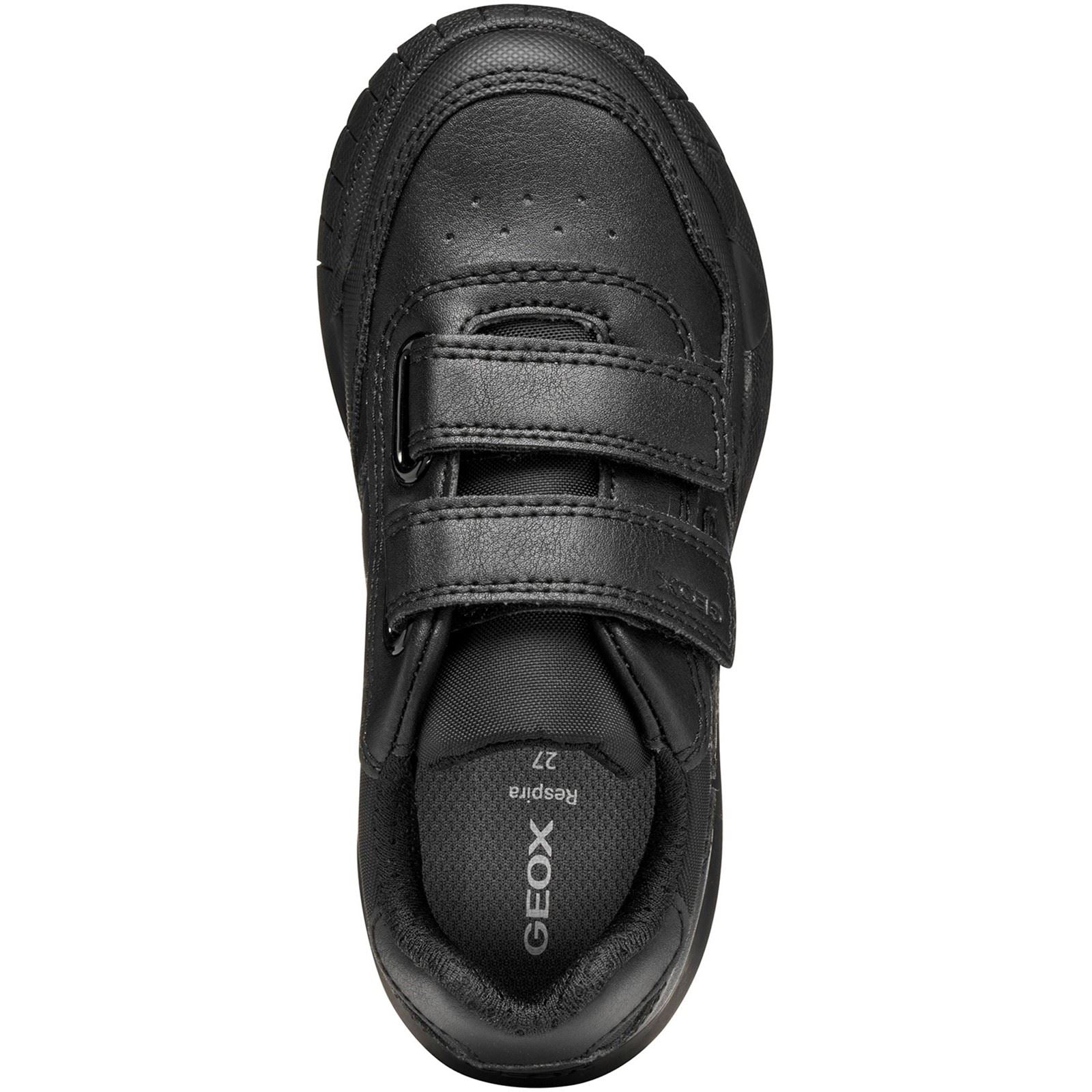 Geox J Rann-E Unisex Kid's Black Trainers