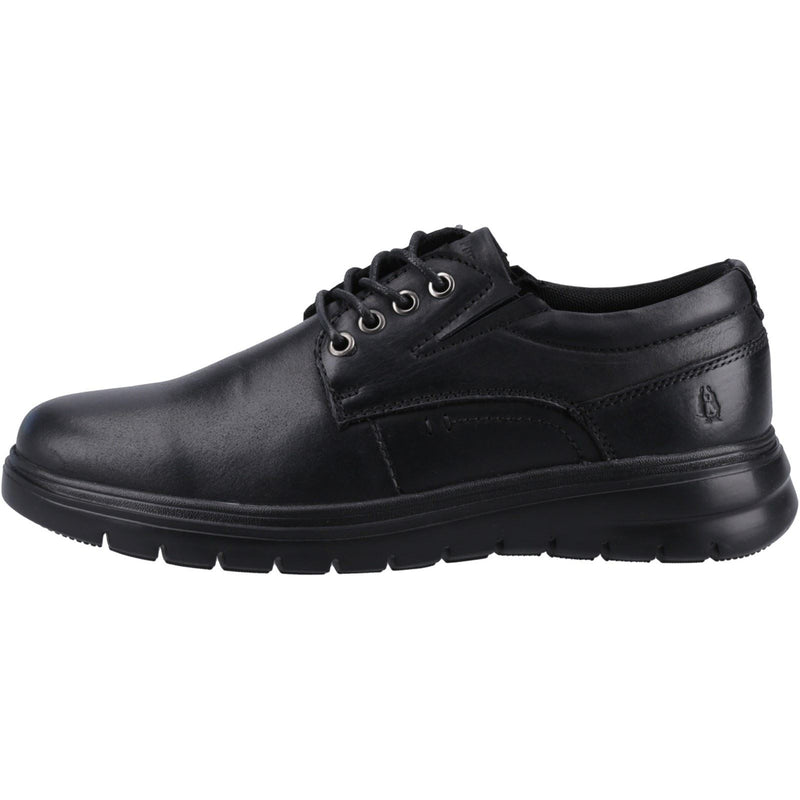 Hush Puppies Triton Leather Men's Black Lace-Up Shoes