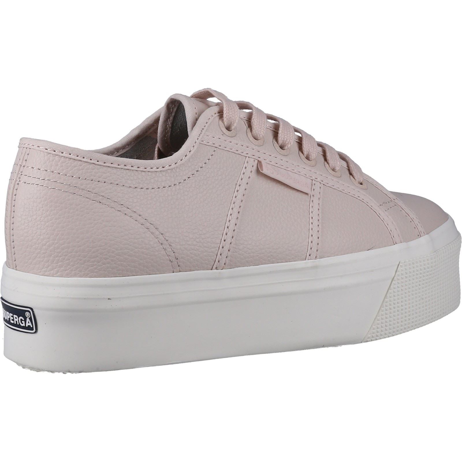 Superga 2790 Leather Women's Pink Almond Sneakers