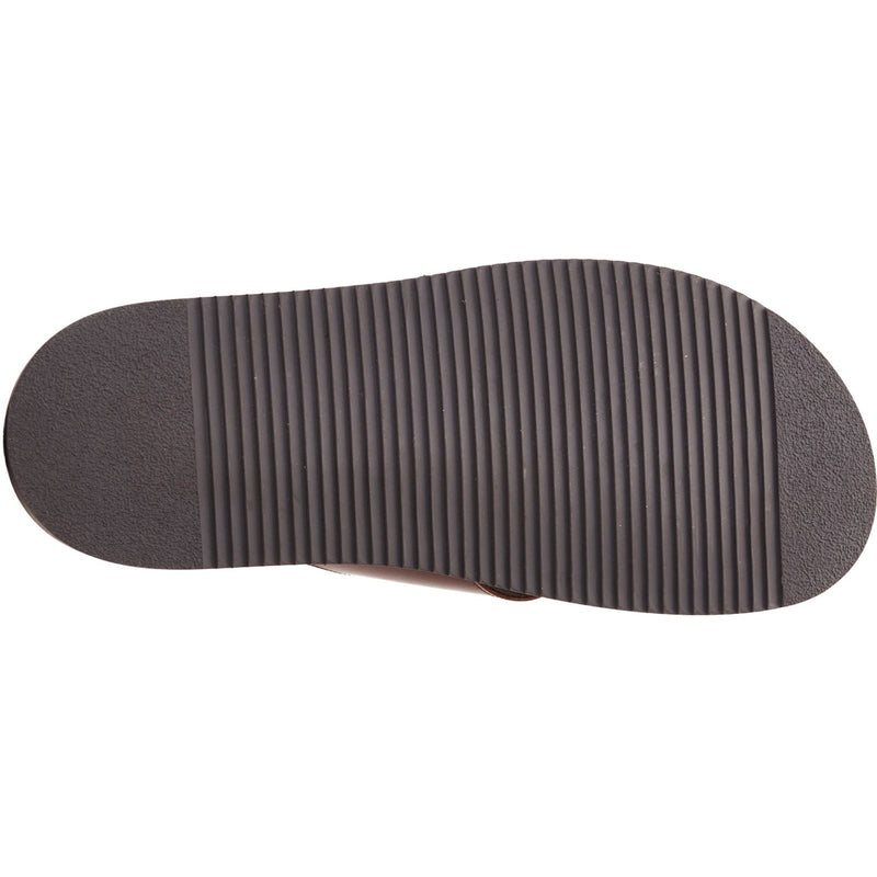 Base London Webb Leather Men's Burnt Brown Sandals