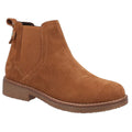 Hush Puppies Maddy Wide Suede Women's Tan Boots