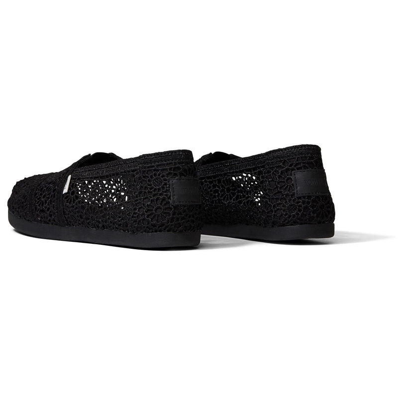 TOMS Alpargata Polyester Women's Black Espadrilles