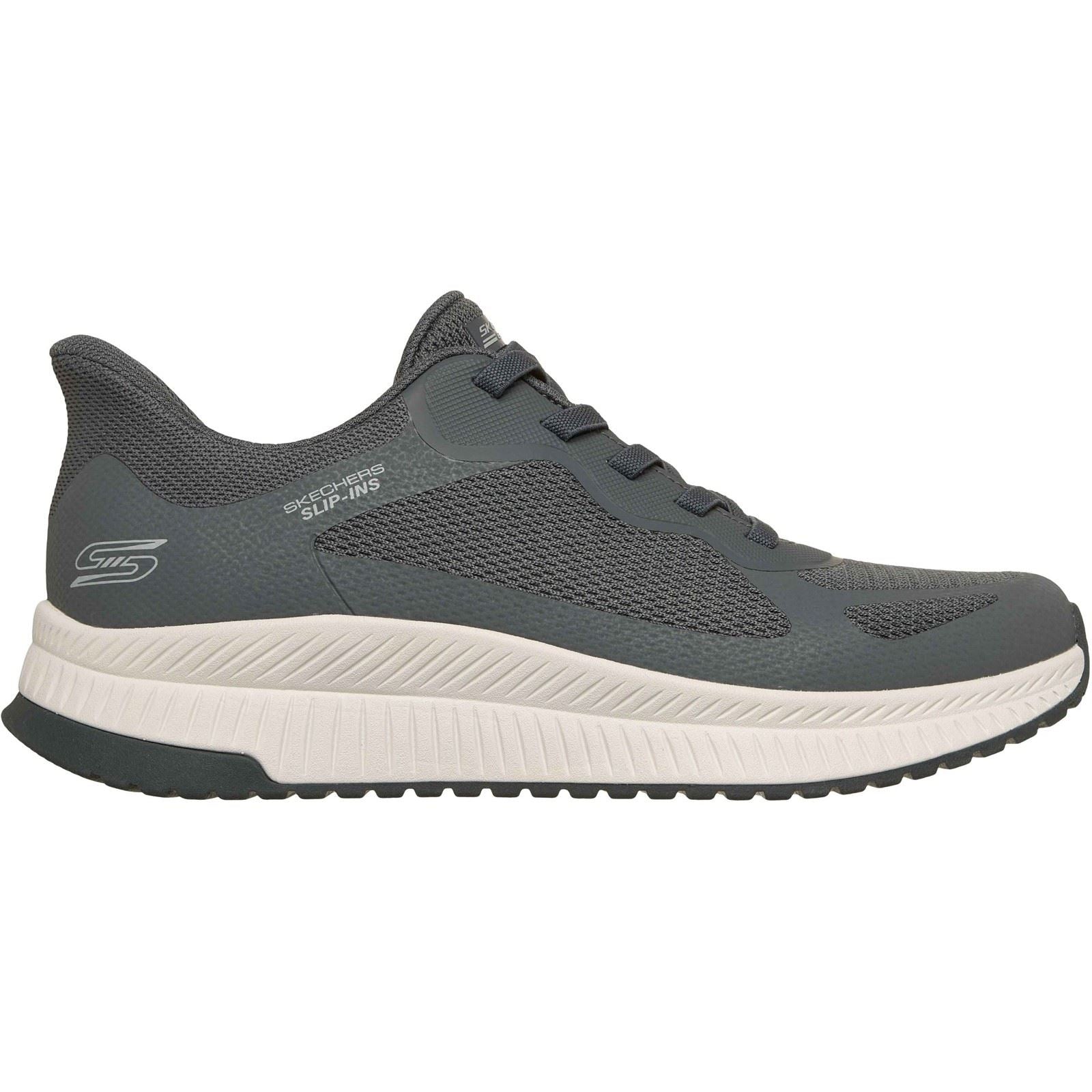 Skechers BOBS Sport Squad Chaos 4 Men's Charcoal Standard Trainers
