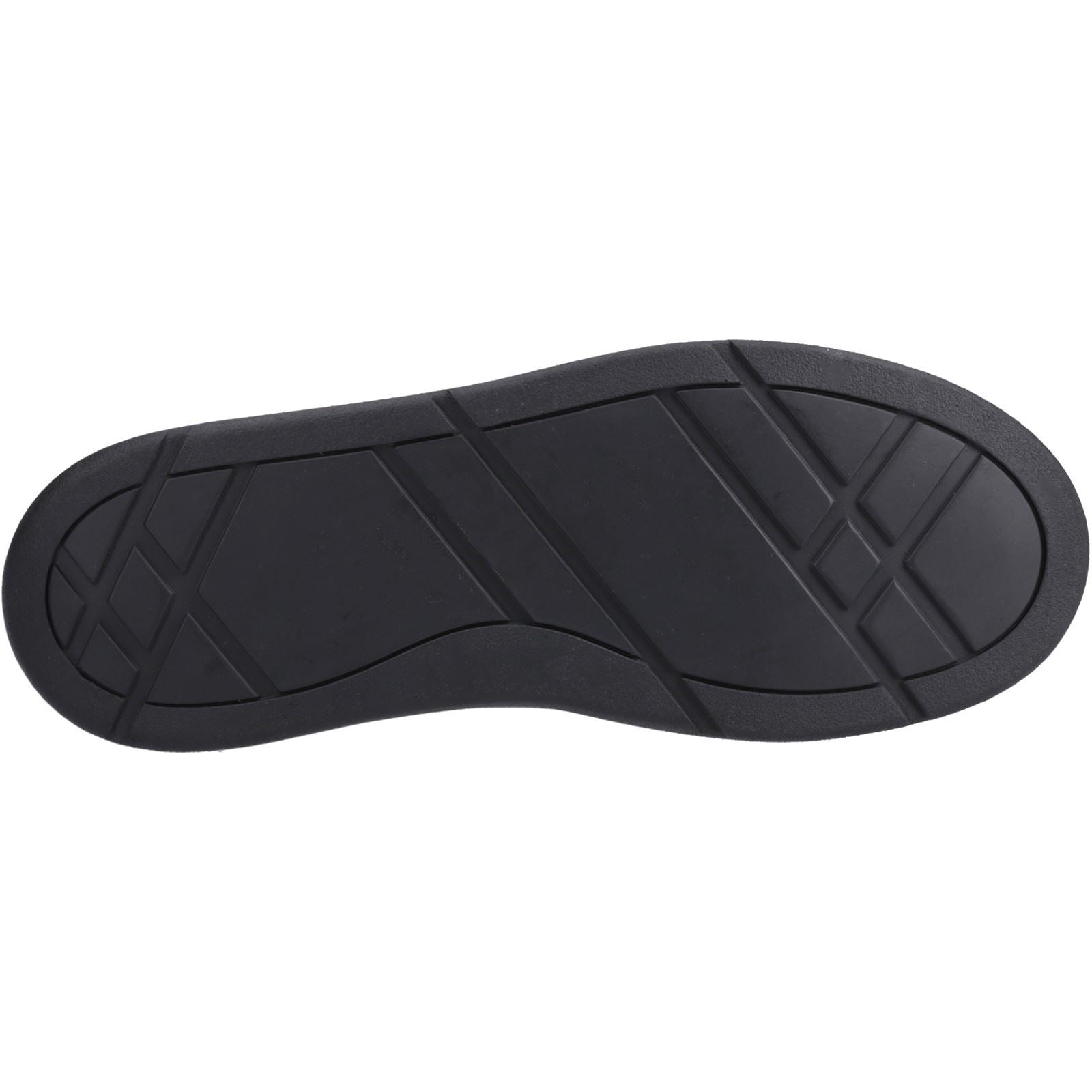 Hush Puppies Ronan Mocc Leather Boy's Black Moccasins Shoes