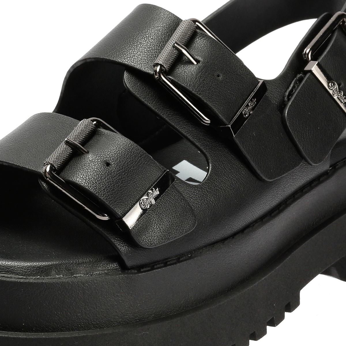Buffalo Pluto Ari Women's Black Sandals