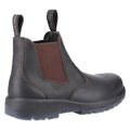 Hard Yakka Outback Leather Brown Safety Boots