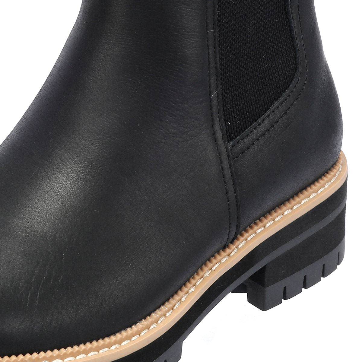 TOMS Bennet Leather Women's Black Boots