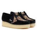 Clarks Originals Wallacraft Bee Harajuku Suede Women's Black/Leopard Shoes