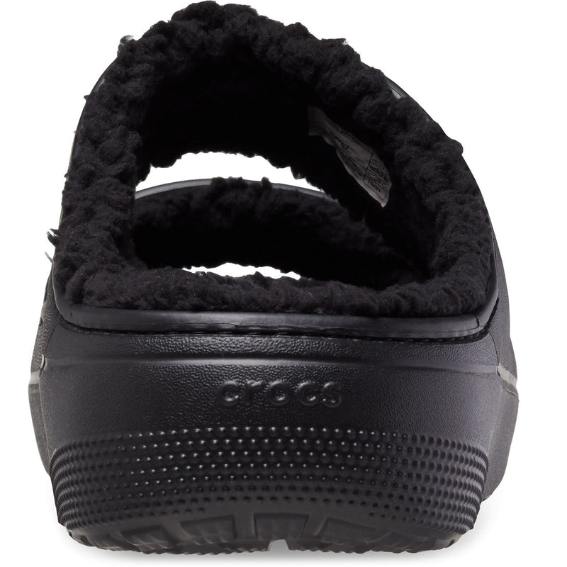 Crocs Classic Cozzzy Thermoplastic Women's Black Sandals
