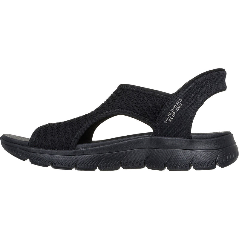 Skechers Summits Sweetly Evolved Textile Women's Black Sandals