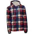 Hard Yakka Check Zoodie Synthetic Women's Blue Hooded Sweatshirt