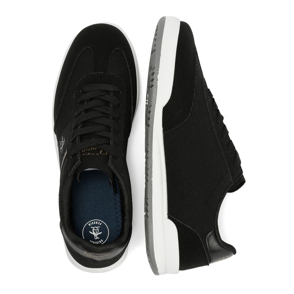 Penguin Gaz Men's Black Sneakers