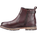 Pod Apollo Leather/Textile Men's Dark Brown Boots