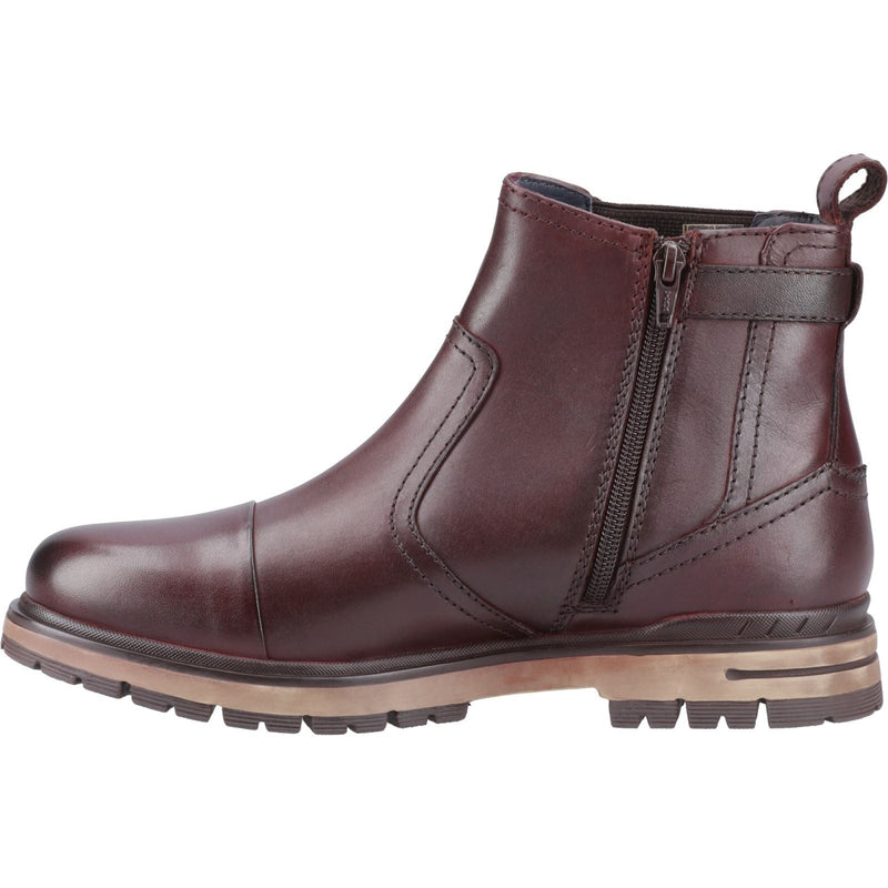 Pod Apollo Leather/Textile Men's Dark Brown Boots