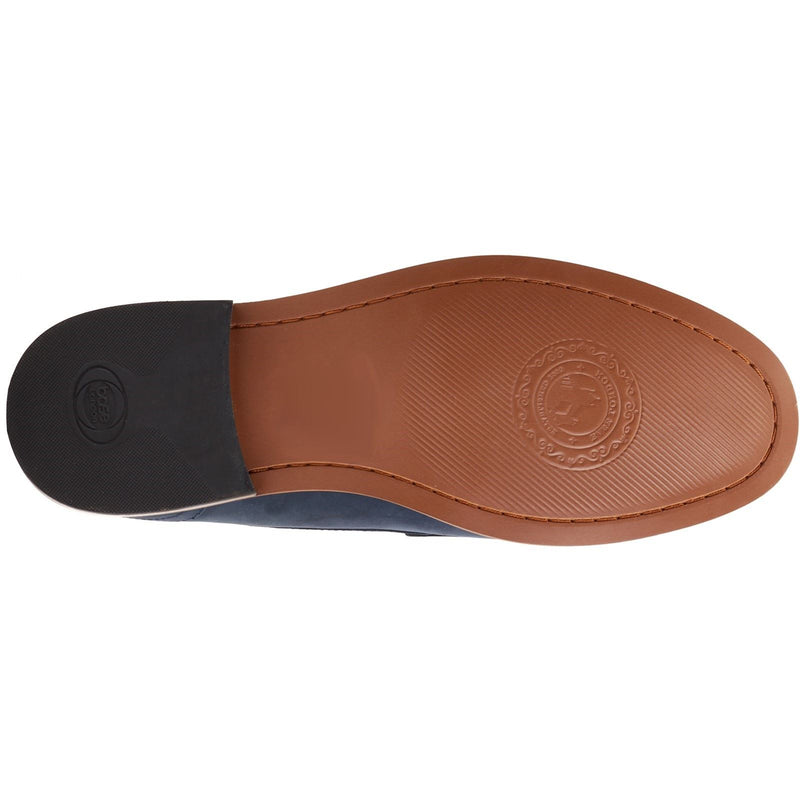 Base London Garfield Leather Men's Navy Loafers