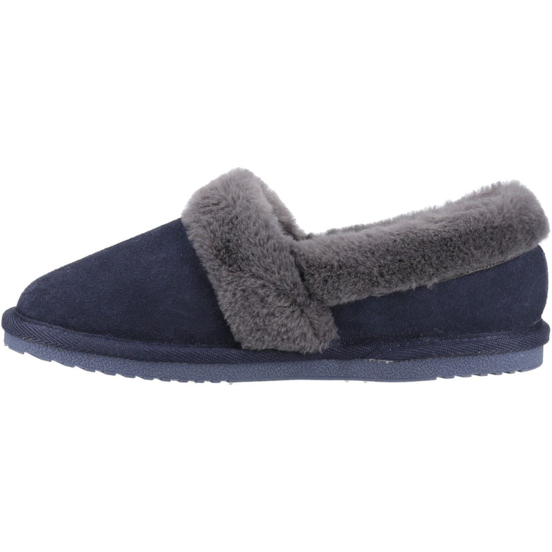 Hush Puppies Ariel Suede Women's Navy Slippers