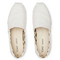 TOMS Alpargata 100% Cotton Women's White Espadrilles