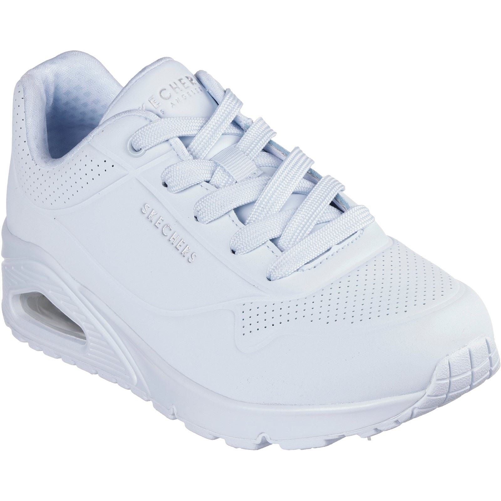 Skechers Uno Stand On Air Synthetic Women's Light Denim Sneakers