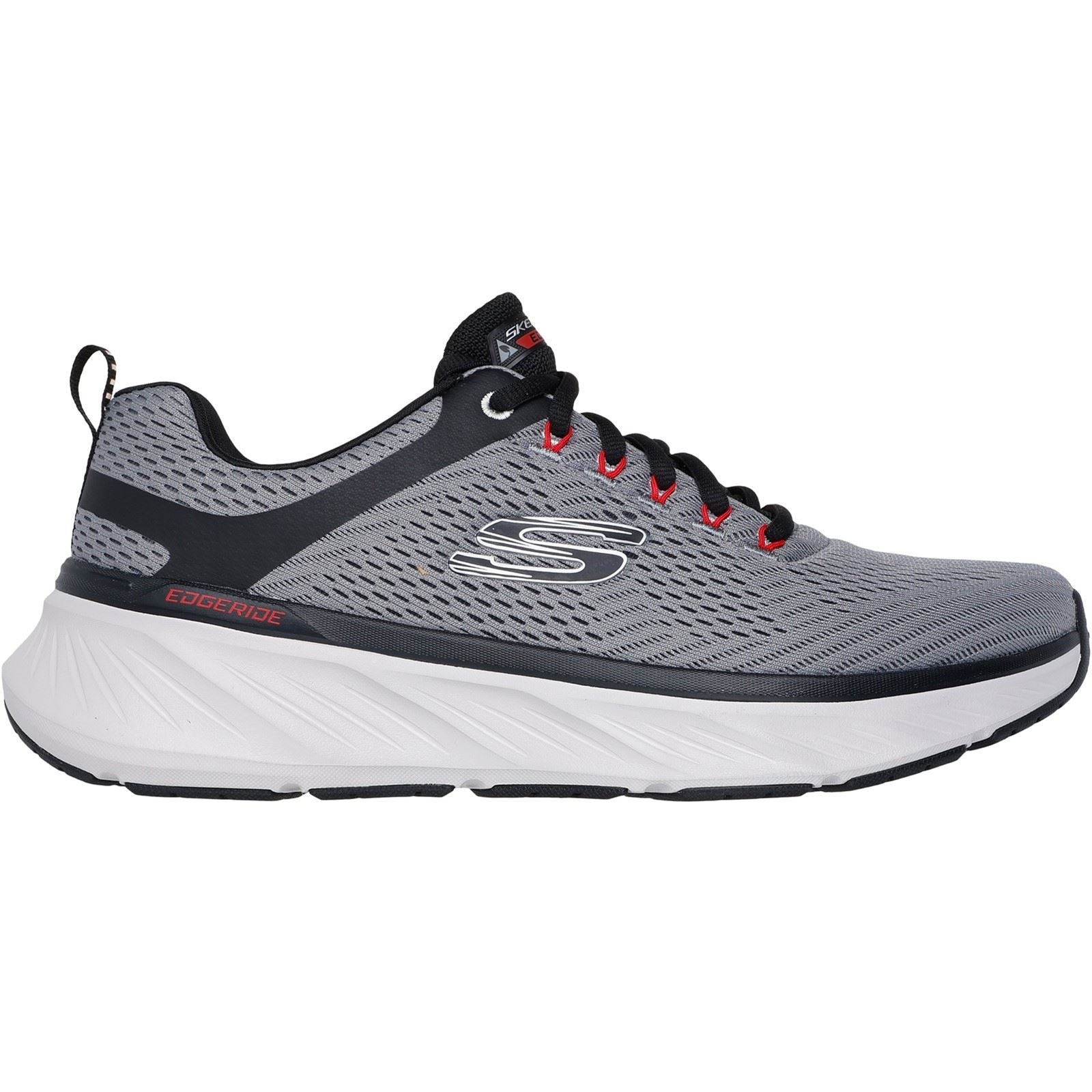 Skechers Relaxed Fit Edgeride Contention Synthetic Men's Charcoal/Black Sneakers