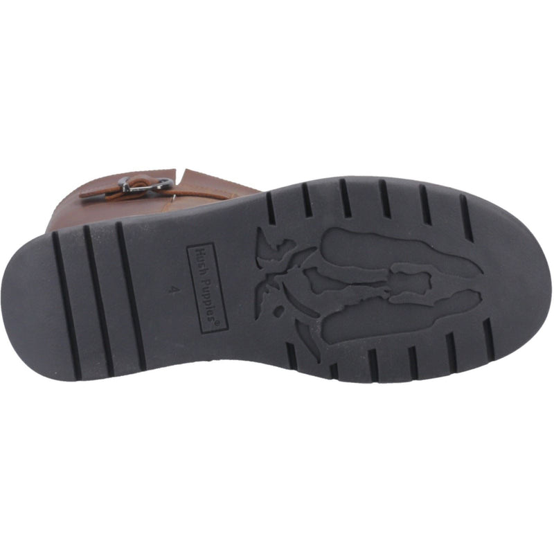 Hush Puppies Luna Leather Women's Brown Boots