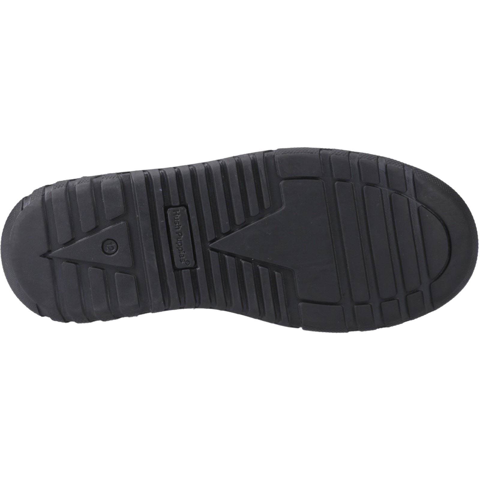 Hush Puppies Sergio Leather Boys's Black Shoes