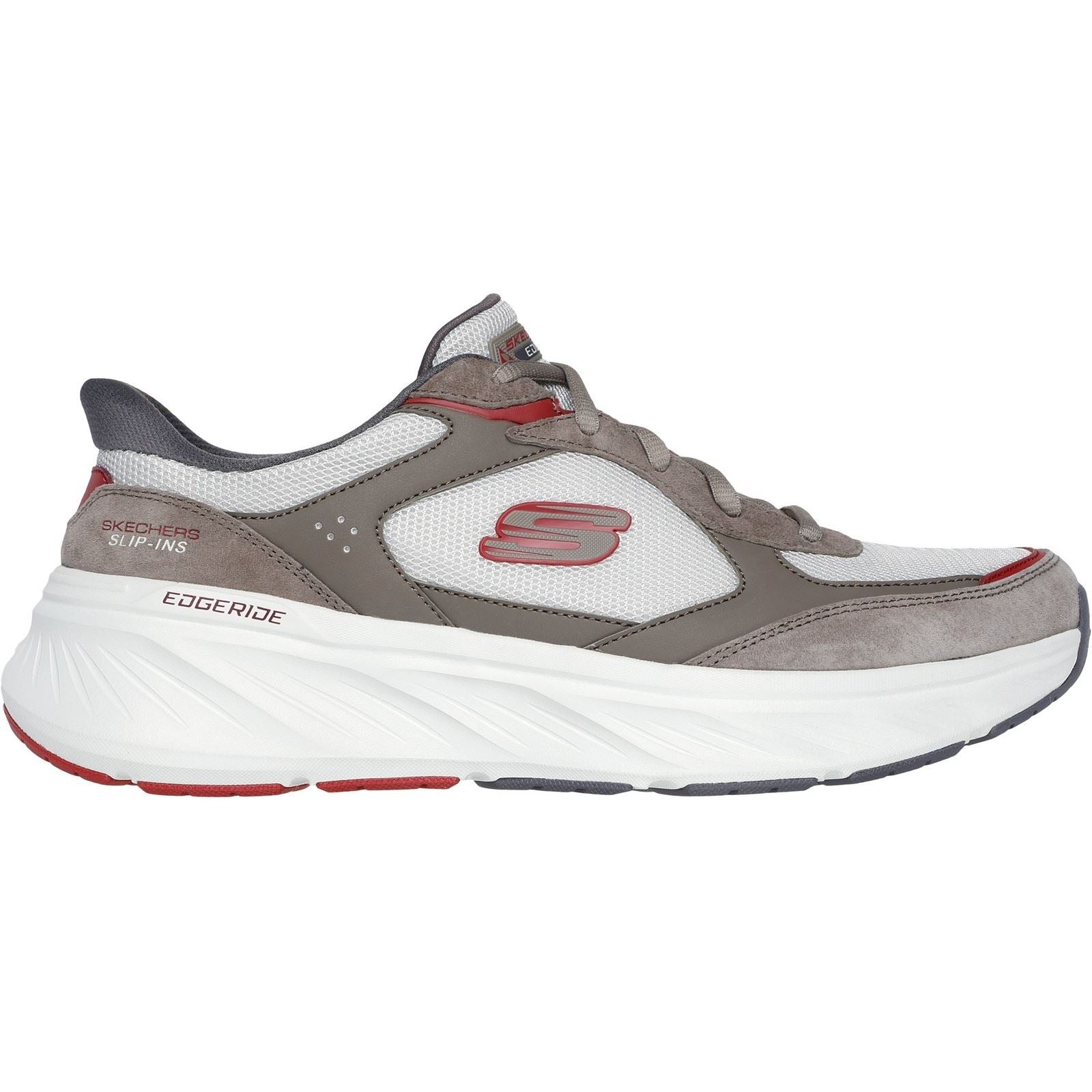 Skechers Edgeride Erlon Leather Men's Brown/Multi Sneakers