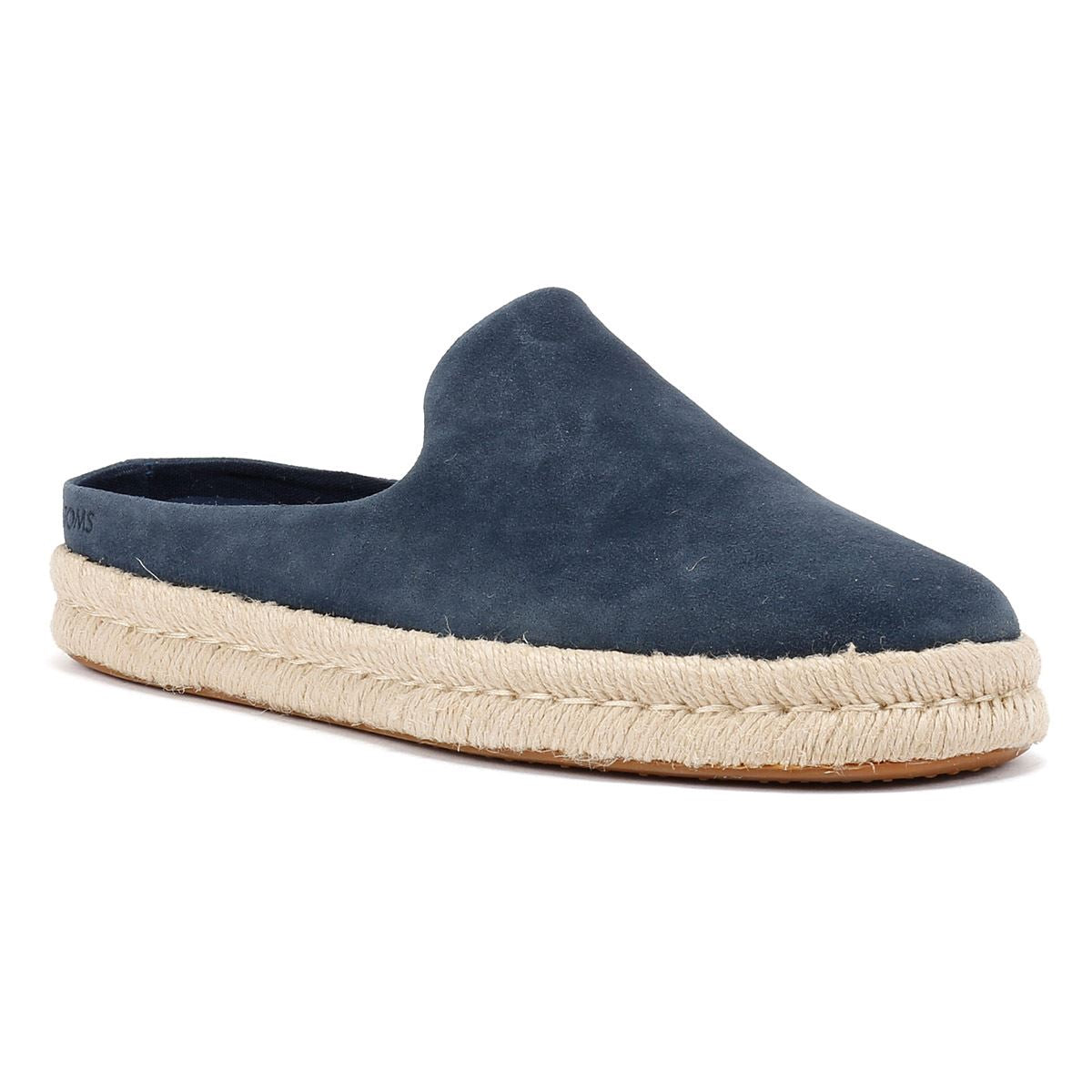 TOMS Santiago Suede Men's Navy Mules