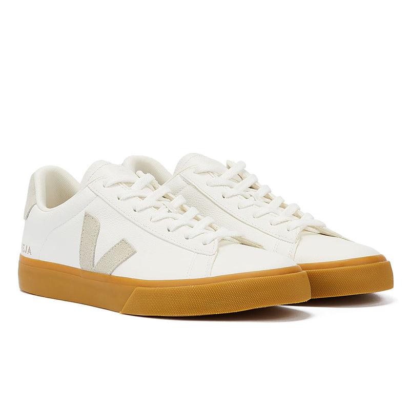 Veja Campo Men's White/Natural/Natural Trainers