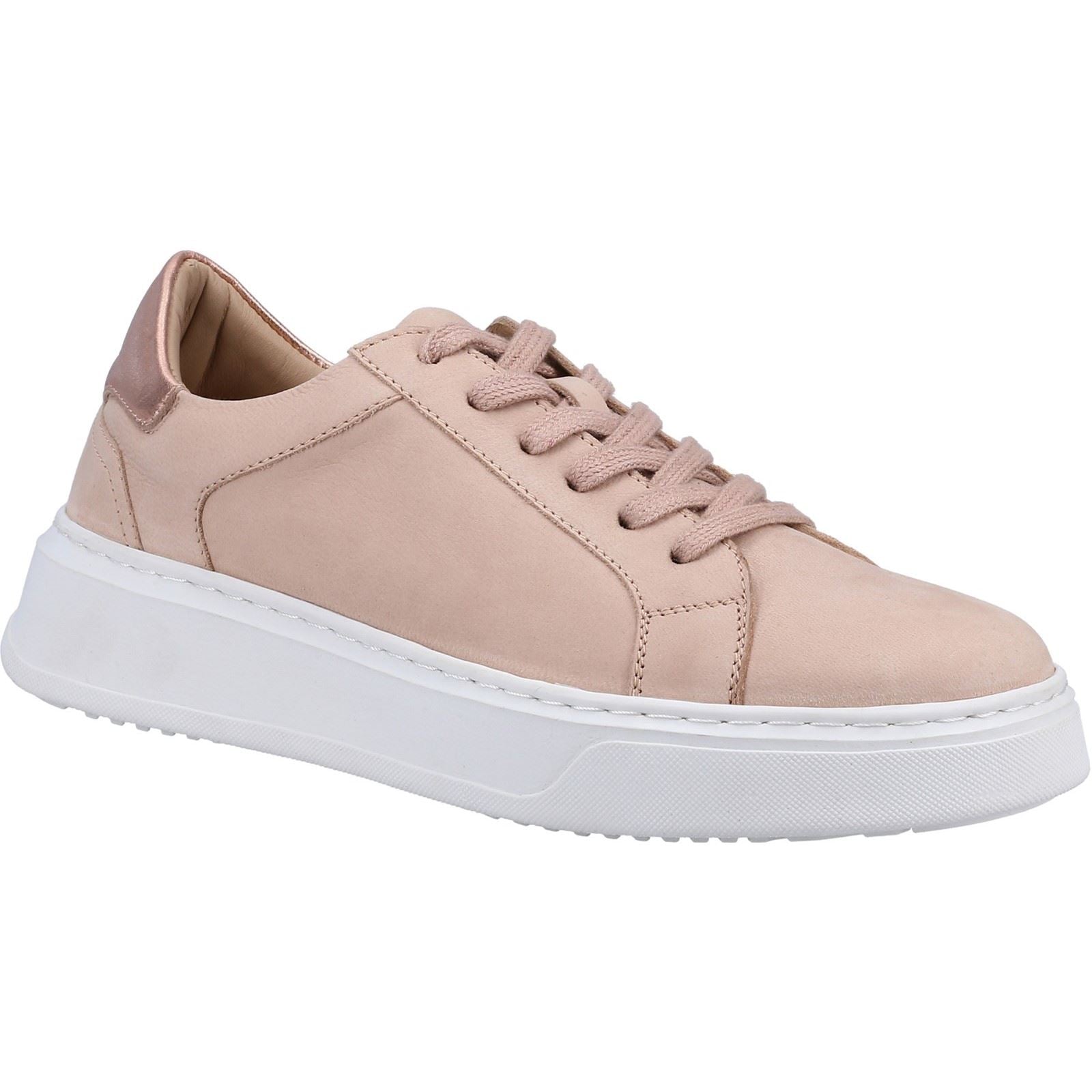 Hush Puppies Camille Leather Women's Blush Sneakers