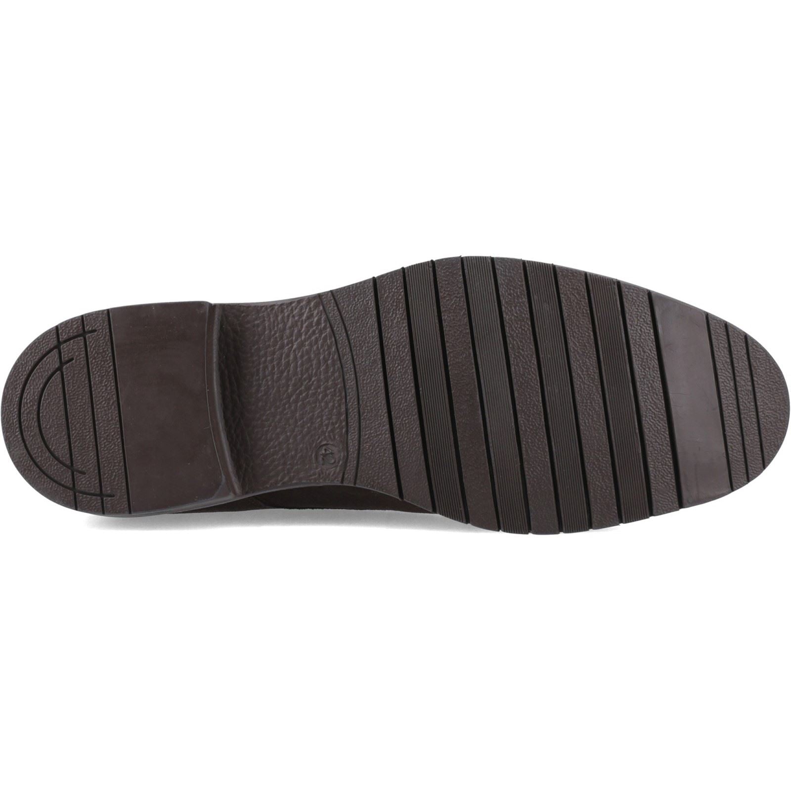 Hush Puppies Sterling Leather Men's Chocolate Lace-Up Shoes