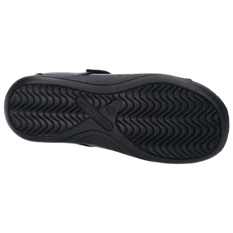 Hush Puppies Jessica Senior Leather Girls's Black Shoes