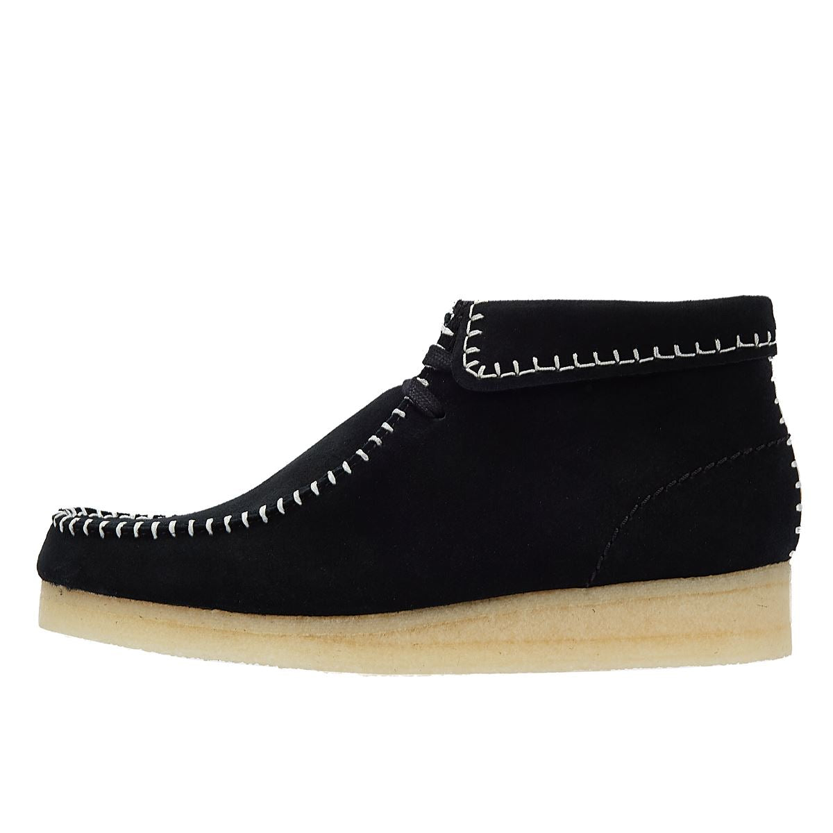 Clarks Originals Wallabee Stitch Suede Women's Black Boots