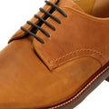 Chapman & Moore Plain Derby Country Oiled Leather Men's Tan Shoes