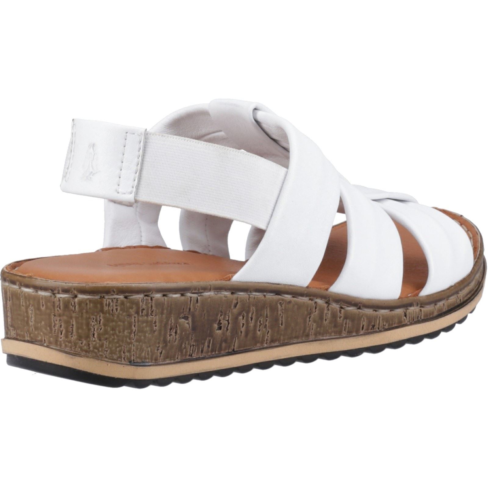 Hush Puppies Eden Gladiator Leather Women's White Sandals