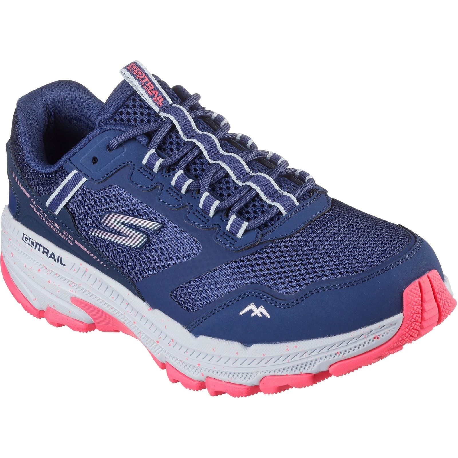 Skechers Performance GO RUN Trail Altitude 2.0 Ravine Leather Women's Navy/Orange Sneakers