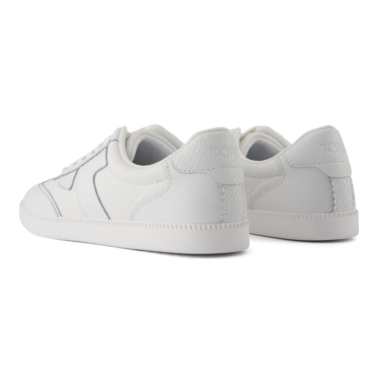 TOMS Collins Leather Women's White Sneakers
