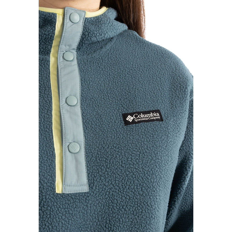 Columbia Helvetia II Hoodie Polyester Women's Blue Hooded Sweatshirt