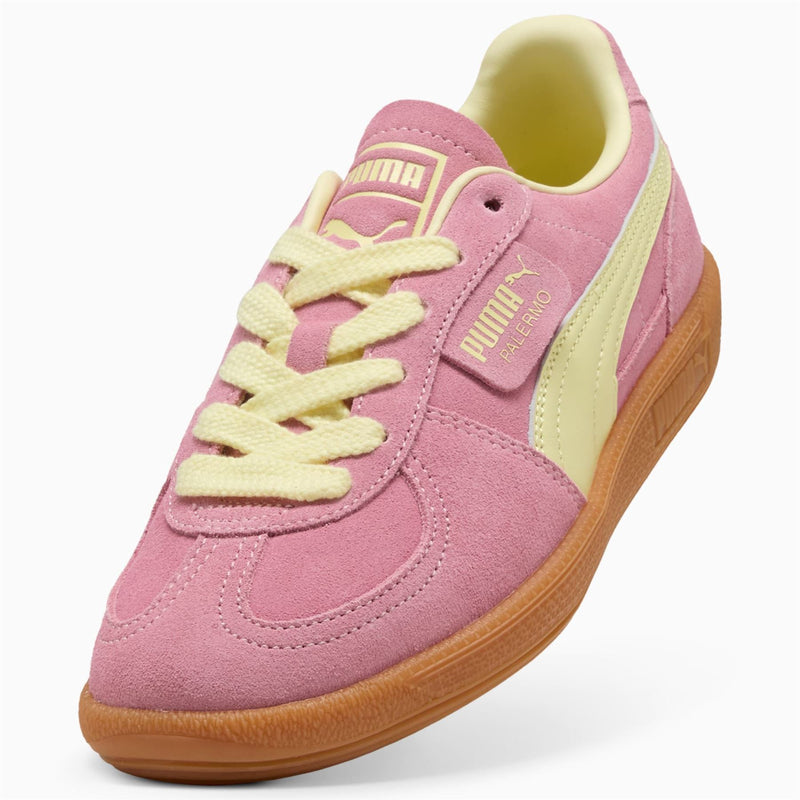 Puma Palermo Suede Pink/Green Sneakers