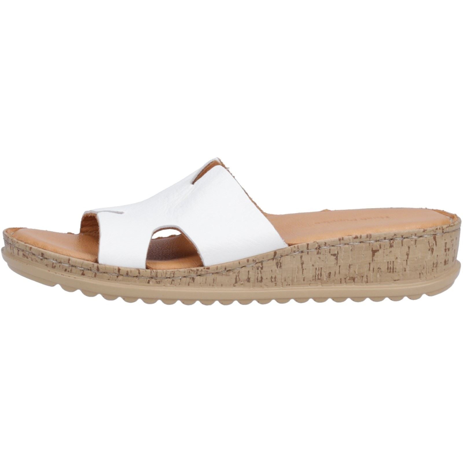Hush Puppies Eloise Leather Women's White Sandals