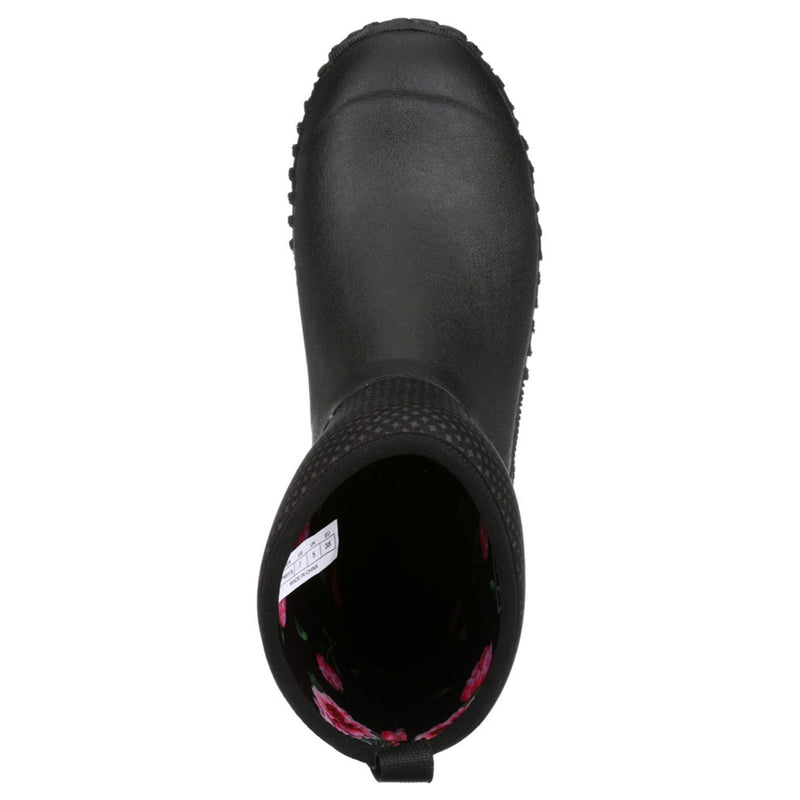 Muck Boots RHS Muckster II Short Synthetic Charcoal Print Wellies Shoes