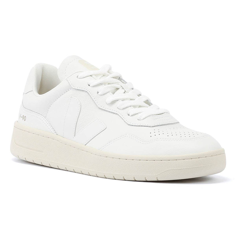 Veja V-90 Leather Men's Extra White Sneakers