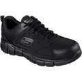 Skechers Workwear Telphin Sanphet Leather Men's Black Safety Trainers