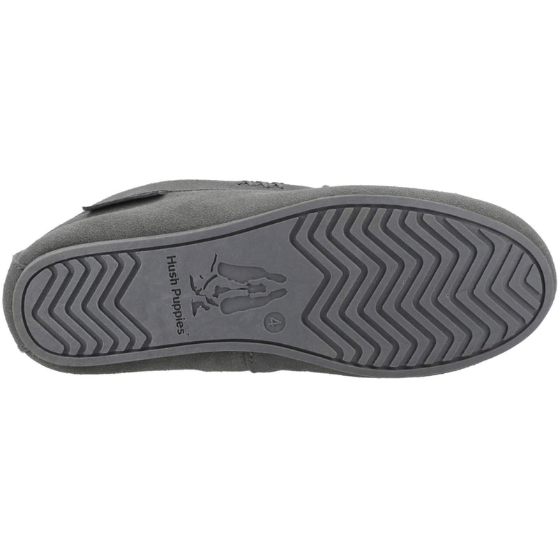 Hush Puppies Annie Mocassin Suede Women's Grey Slippers