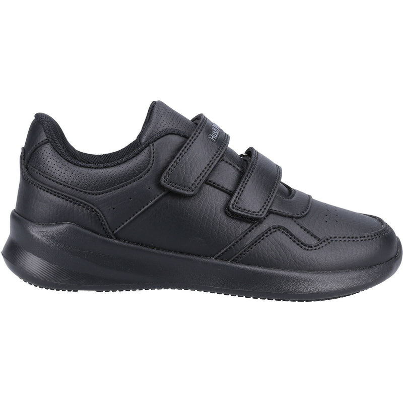 Hush Puppies Marling Easy Senior Synthetic Black Shoes