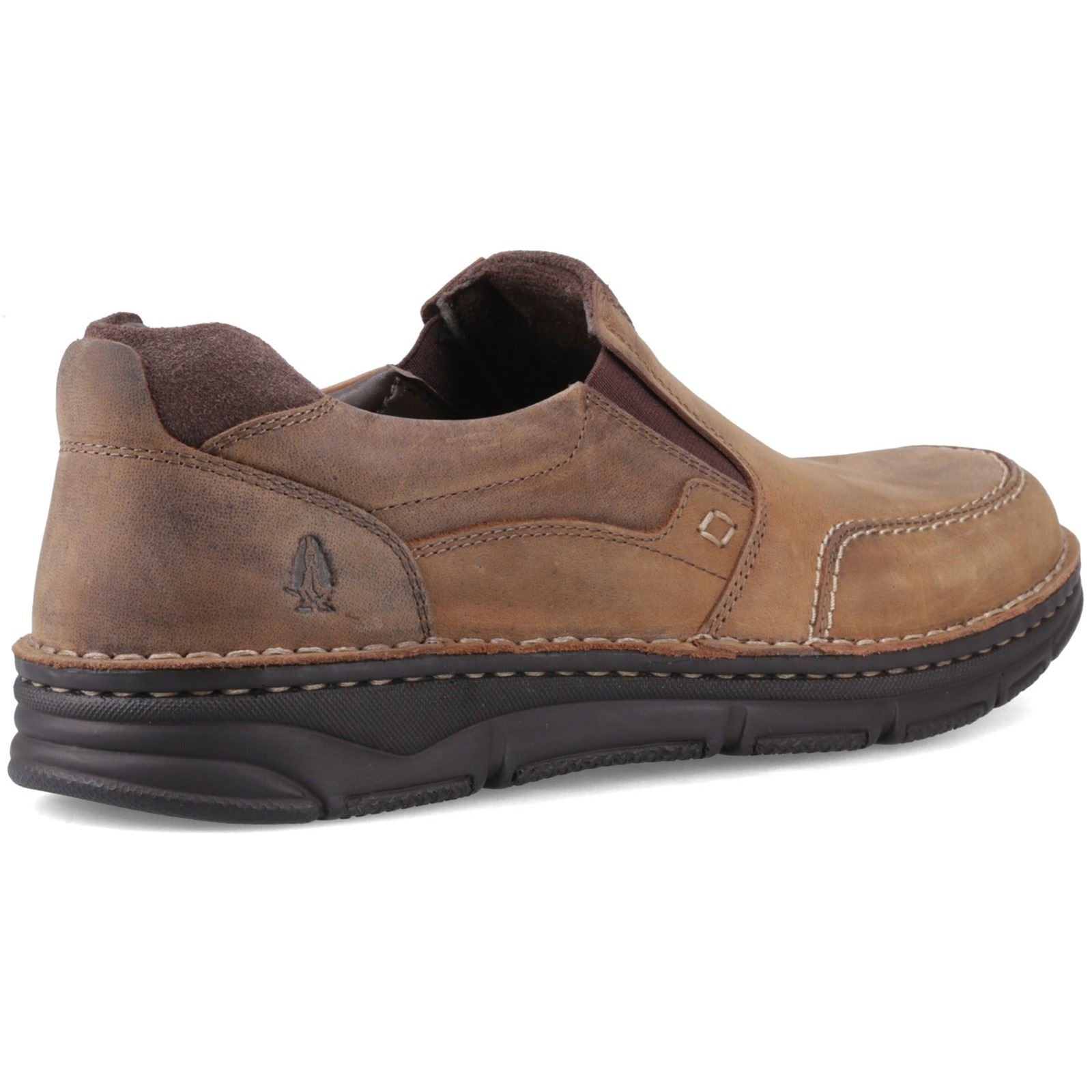 Hush Puppies Franco Slip on Leather Men's Tan Loafers