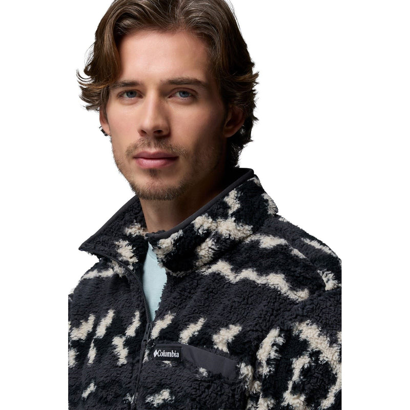 Columbia Rugged Ridge High Pile Half Zip Men's Black Fleece Pullover